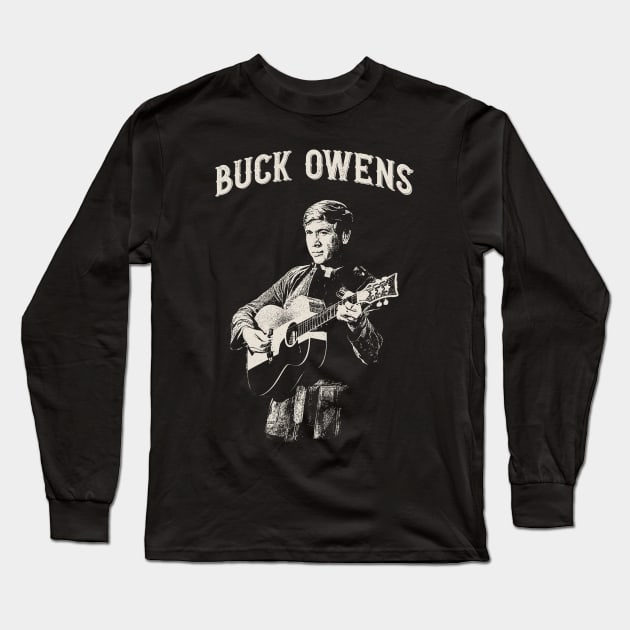 Buck Owens Long Sleeve T-Shirt by Yopi